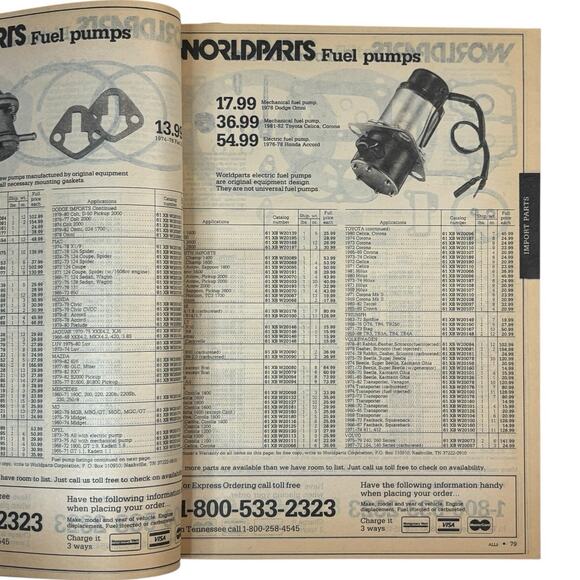 VTG 1984 Montgomery Ward Auto Express Catalog Softcover Magazine Car Mechanic - Picture 14 of 16
